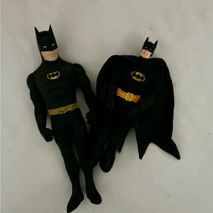 2 vintage Batman dolls